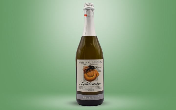 "Körbchenträger" Secco/Perlwein fruchtig Flasche 0,75l