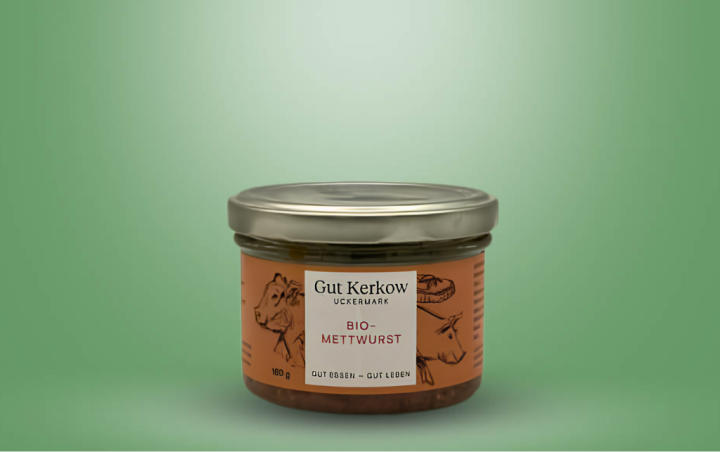 Bio Frühstücksmettwurst im Glas 160g