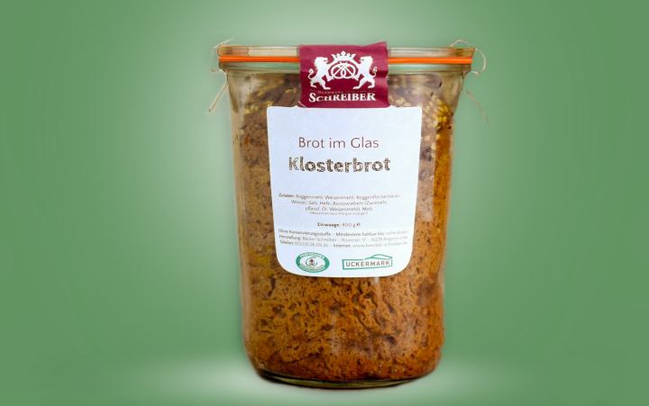 Klosterbrot - Brot im Glas 400g