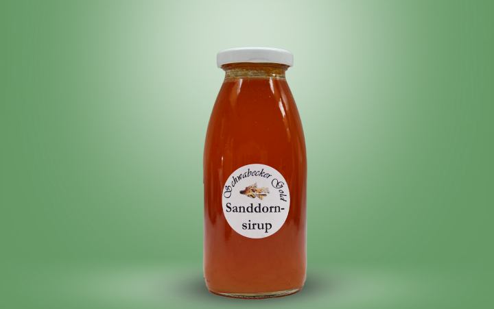 Sanddorn Sirup Flasche 0,25l