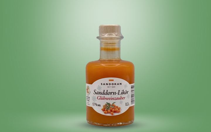 Sanddornlikör 17% Vol., Glühweinzauber 0,2l
