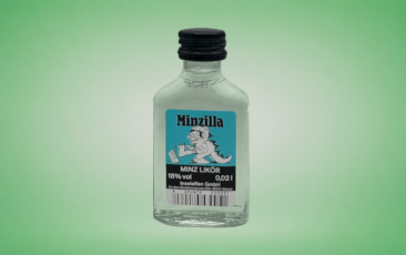 Minzilla - Minz Likör 18% Vol. Flasche 0,02l
