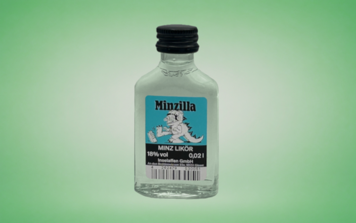 Minzilla - Minz Likör 18% Vol. Flasche 0,02l