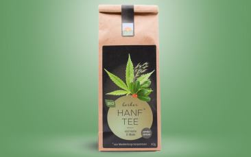 Herber Bio-Hanftee mit Hafer & Mate Tüte 40g