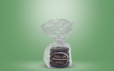 Baumkuchen- Mini in edler Zartbitterkuvertüre 80g