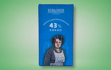 Edelvollmilchschokolade 43% Kakao Tafel 45g