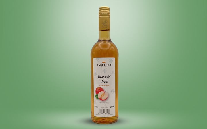 Bratapfelwein (Apfelglühwein) Flasche 0,75l