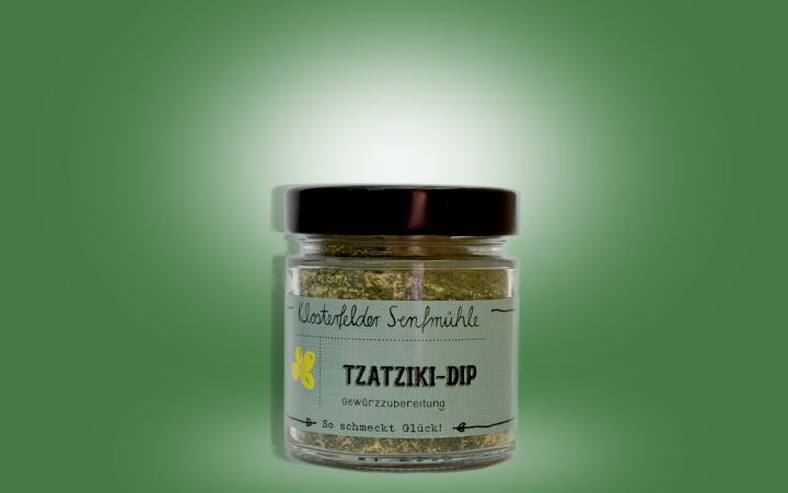 Gewürzzubereitung Tzaziki Glas 120g