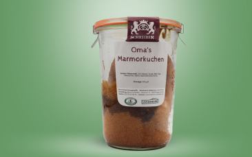 Oma´s Marmorkuchen - Kuchen im Glas 400g