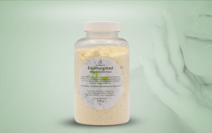 pflegendes Milchbad - Erkältungsbad - Dose 250g