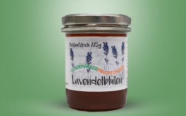 Lavendelblüten-Aufstrich Glas