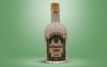 Giftwasser-Likör 38% vol. Flasche