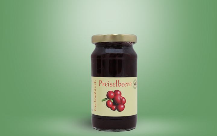 Preiselbeere-Fruchtaufstrich Glas 235g