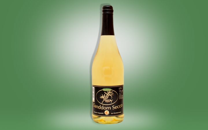 Sanddorn-Secco (Sanddornperlwein) Flasche 0,75l