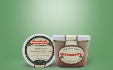 Wildleberwurst (UM Fleisch & Wild) im Glas 170g