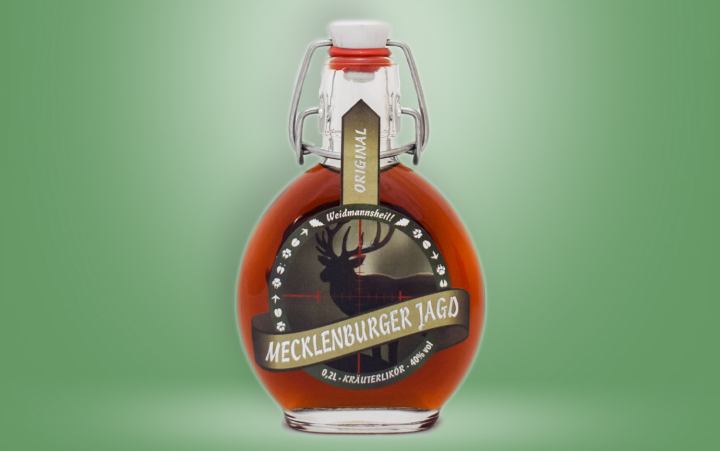 Mecklenb. Jagd-Kräuterlikör 30%vol. Flasche 0,2l