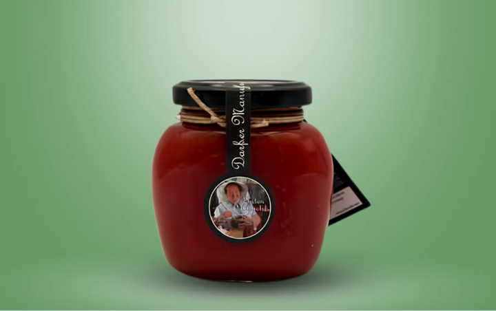 Darßer Sanddorn-Himbeere-Fruchtaufstrich Glas 225g