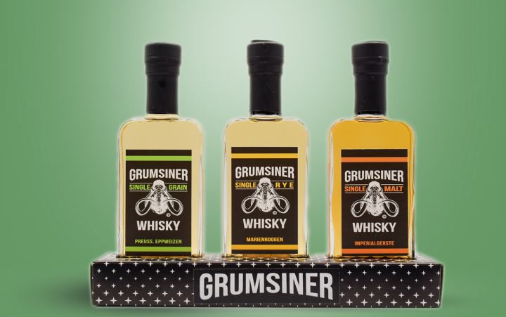 Grumsiner Whisky Trio 3 x 200ml, 45,8% VOL