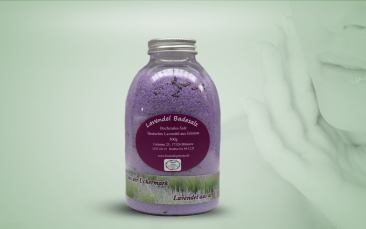 Lavendel Badesalz Flasche 500g