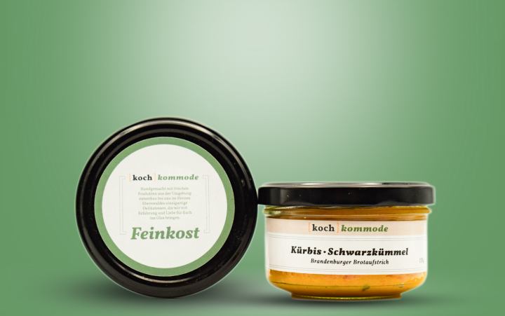 Kürbis-Schwarzkümmel-Brotaufstrich 155g