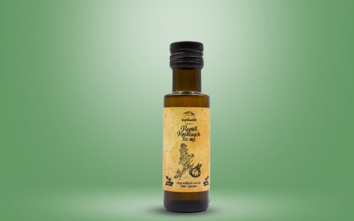 Usedomer Rapsöl mit Knoblauch 100ml