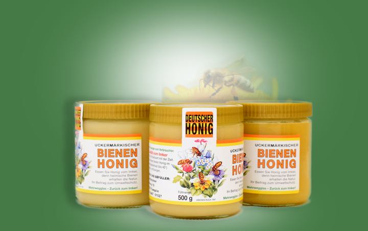 Honig Raps Glas 500g