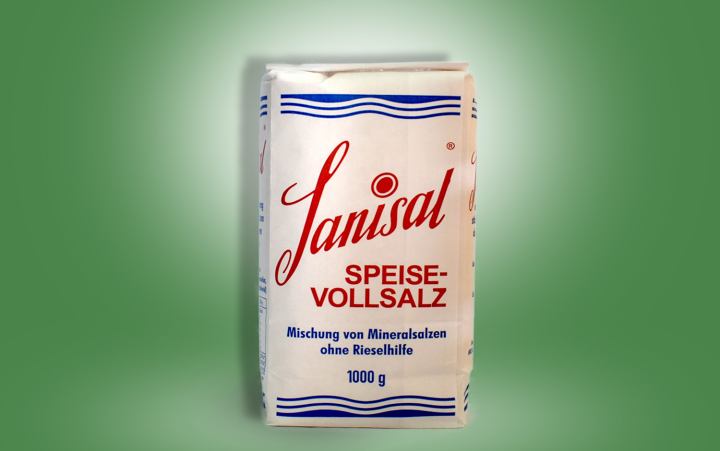 Sanisal Vollspeise-Steinsalz Tüte 1kg