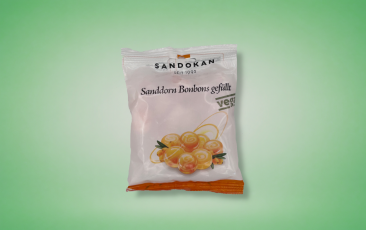 Sanddorn-Bonbons Tüte 100g