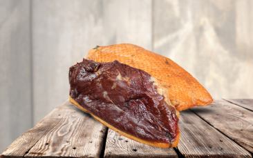 Geräucherte Gänsespickbrust aus der Uckermark Stück ca. 310g