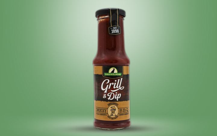 Grill & Dip, Smokey BBQ Sauce Flasche 210ml
