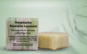 Shampooseife-Rosmarin Lavendel 55g