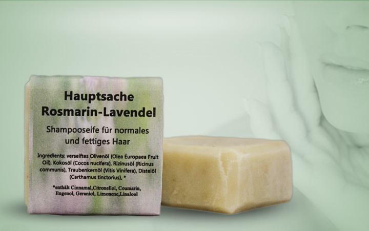 Shampooseife-Rosmarin Lavendel 55g