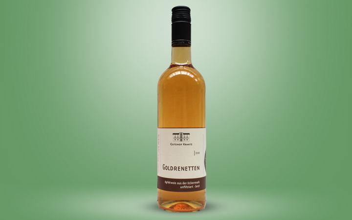 Apfelwein "Goldrenette" Flasche 0,75l
