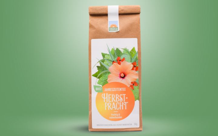 Herbstpracht-Bio-Tee (Jahreszeitentee) Tüte 50g