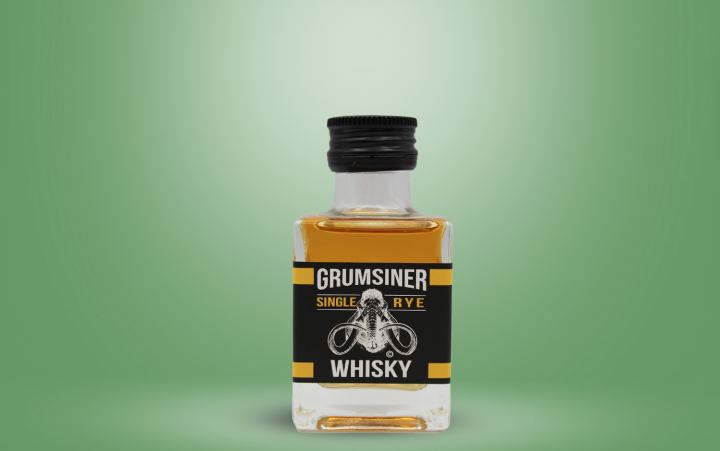 Whisky, Single Rye, Miniatur Flasche 0,05l