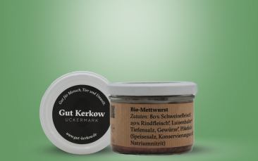 Bio Mettwurst im Glas 160g