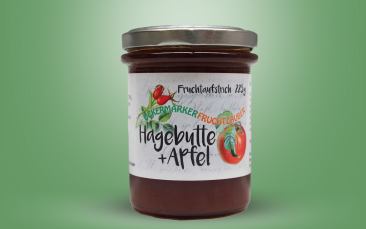 Hagebutte-Apfel-Aufstrich Glas