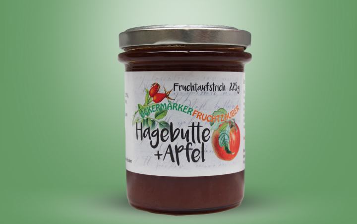 Hagebutte-Apfel-Aufstrich Glas