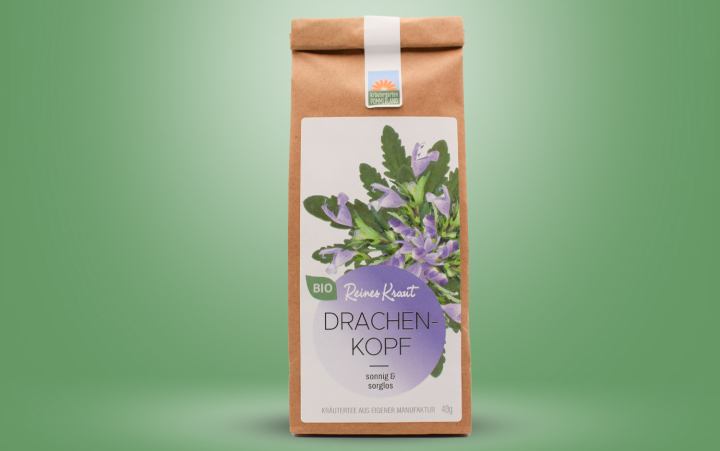 Drachenkopf-Bio-Tee (reiner Kräutertee) Tüte 40g