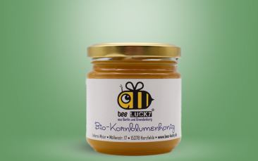 Bio-Kornblumenhonig Glas