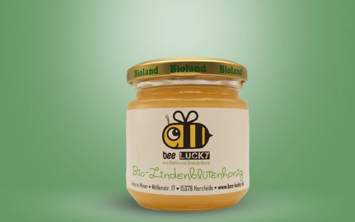 Bio-Lindenblütenhonig Glas