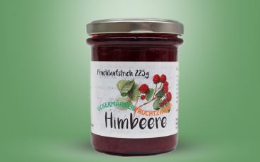 Himbeere-Aufstrich Glas