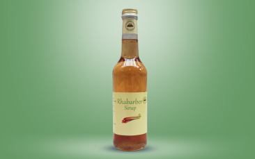 Rhabarber-Sirup Flasche 0,35l