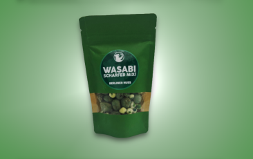 Wasabi - Scharfer Mix! Berliner Nuss Tüte 80g