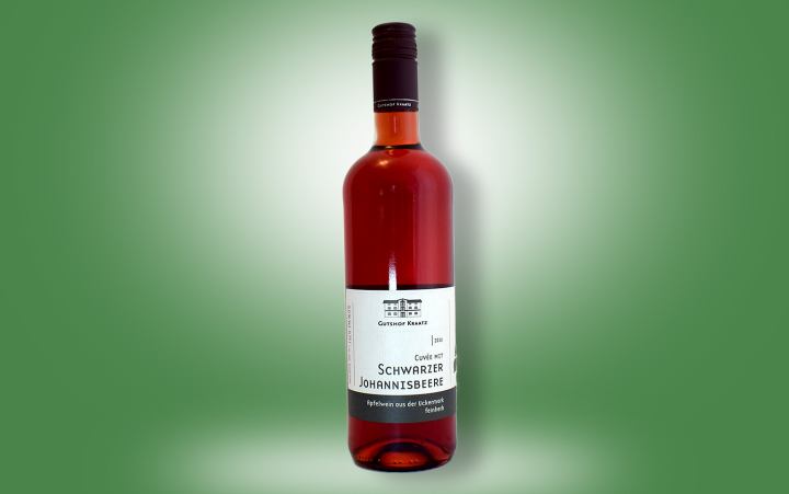 Apfelwein-Cuvée mit schwarzer Johannisbeere Flasche 0,75l