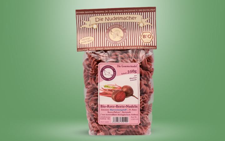 Bio-Rote-Beete-Nudeln Tüte 250g