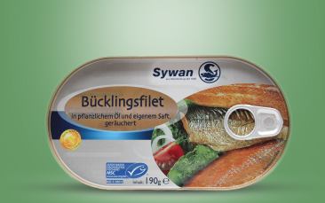 Bücklingsfilet rauchig-zart in Pflanzenöl Dose 190g