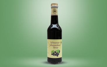 Schwarze Johannisbeer-Sirup Flasche 0,35l