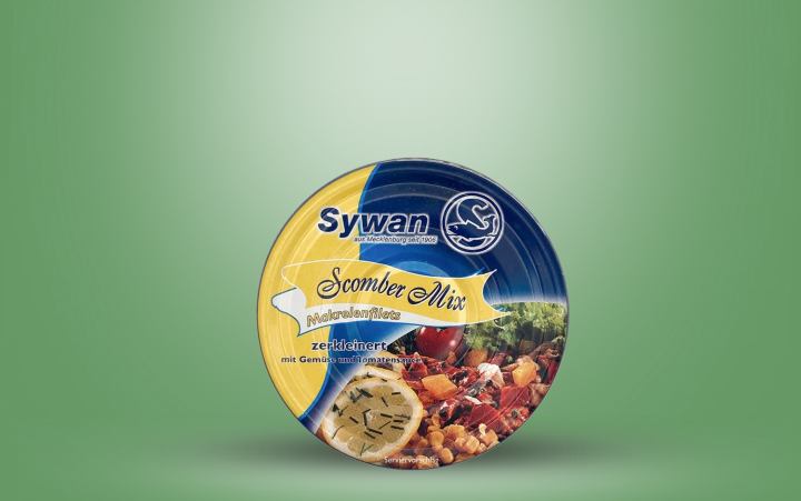 Scomber Mix - Makrelenfilets zerkleinert mit Gemüse und Tomatensauce 100g