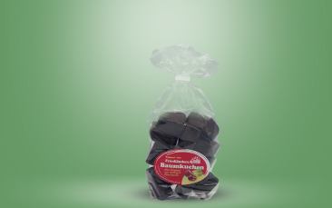 Baumkuchen-Spitzen 150g Tüte, Zartbitter mit Kirsche